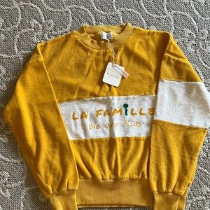Tericloth sweatshirt